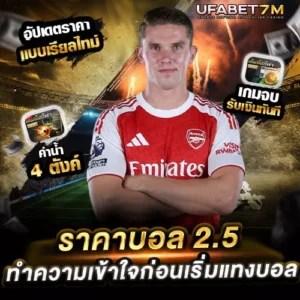 ราคาบอล 2.5 คืออะไร ทำความเข้าใจก่อนเริ่มแทงบอลออนไลน์
